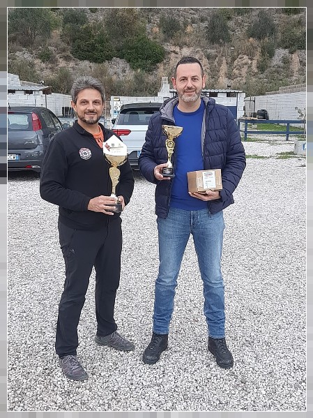 I primi due classificati, Marco Sestri e Aldo Sorrentino